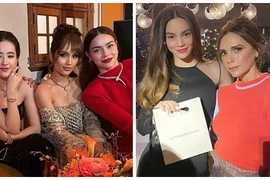 Hồ Ngọc Hà chung khung hình với Lưu Diệc Phi gây sốt