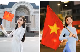 Sao Việt đẹp mê đắm khi diện áo dài mừng đại lễ 30/4