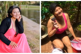 Kiều Trinh bỏ phố về quê, chăm mặc gợi cảm