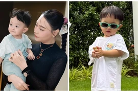 Con trai Đàm Thu Trang sinh ra “ngậm thìa vàng”, chuẩn hot boy nhí