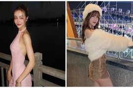 Thời trang phang thời tiết... khoe ngọc ngà của người đẹp đêm countdown
