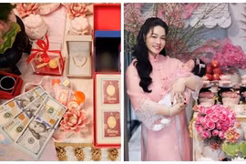 “Phú bà” Nhật Kim Anh mở tiệc đầy tháng hoành tráng cho con gái