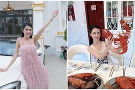 Phan Thị Mơ về biệt thự 10 tỷ đón kỳ nghỉ cùng bố mẹ