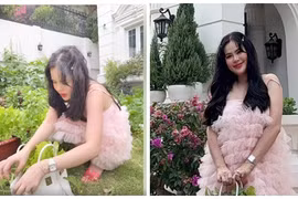 Phương Lê dùng túi hiệu 400 triệu đựng rau 