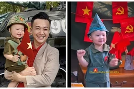 Con trai đáng yêu gây sốt của Hoa hậu Đại dương Ngân Anh