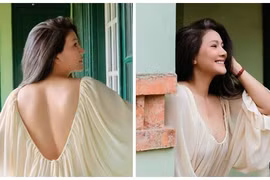 Kiều Trinh mặc gợi cảm khoe dáng đẫy đà đón tuổi 48