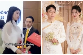 Á hậu Phương Nhi và chồng lần hiếm hoi xuất hiện