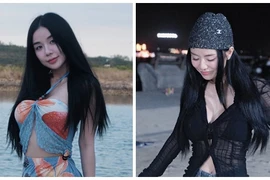 Vợ cũ Hoài Lâm gây chú ý khi diện đồ gợi cảm 