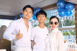 Con trai Lệ Quyên đón sinh nhật trên du thuyền