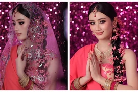 Ý Nhi khoe nhan sắc cuốn hút khi hóa cô gái Ấn Độ