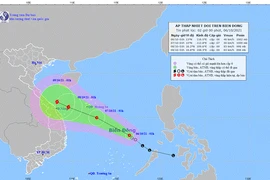 Áp thấp nhiệt đới có khả năng sẽ mạnh lên thành bão