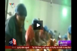 Xưởng sản xuất đồ ăn siêu bẩn ở Trung Quốc