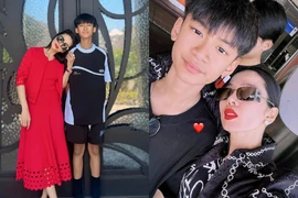 Con trai “nữ hoàng phòng trà” cao vượt mẹ, được khen đẹp trai