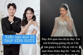 Cô dâu đăng đàn tố ekip makeup không giống mẫu, netizen bảo giống 90%