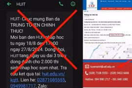 Cảnh báo khẩn vì tân sinh viên bị nhắn tin lừa nhập học, nộp tiền