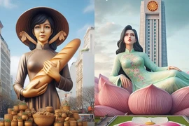 Tượng đài các tỉnh thành được tạo bởi AI, của Nghệ An quá “chất“