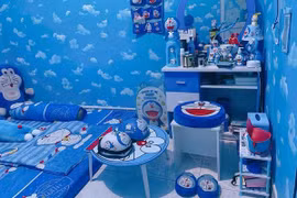 Quá yêu Doraemon, gái xinh 30 tuổi quên cả lấy chồng