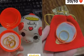 Sơ hở là được chồng tặng vàng, cô gái được chị em xin vía