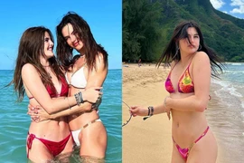 Con gái “thiên thần Victoria's Secret” trổ mã xinh đẹp, phổng phao thấy rõ