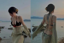 Bạn gái Văn Thanh chăm chỉ diện bikini, khoe body nóng hơn thời tiết