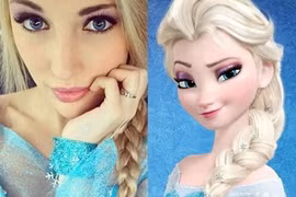 Hot girl giống nữ hoàng băng giá Elsa... đốn tim dân mạng