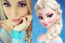 Hot girl giống nữ hoàng băng giá Elsa... đốn tim dân mạng