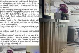 Cặp vợ chồng thuê khách sạn, tá hỏa với người lạ xông vào