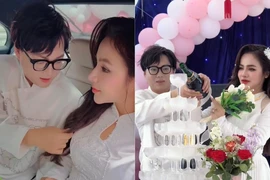 Không còn đồn đoán, Phạm Thoại tình tứ bên vợ trong lễ cưới