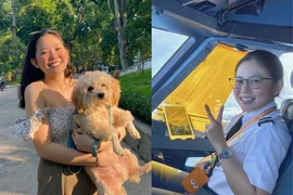 Nữ phi công gương mặt “búng ra sữa”, làm cơ phó năm 25 tuổi