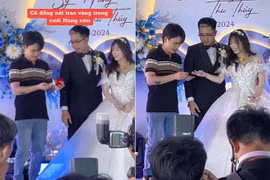 “Cô đồng nát” lên trao tặng 11 chiếc nhẫn vàng, chú rể ngỡ ngàng