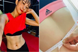 Tập luyện ở nhà mùa dịch, mỹ nhân Việt khoe cơ bụng phát thèm
