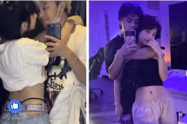 Thoát hình ảnh nàng thơ, “hot girl Tày” lộ ảnh bạo bên bạn trai