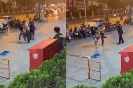 Phẫn nộ bảo vệ đánh phụ nữ như đấm bao cát ở TTTM Artemis