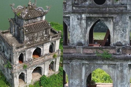 Hé lộ hình ảnh cận cảnh bên trong tháp Rùa hồ Gươm