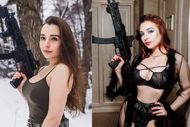 “Thiên thần quân sự” Nga lột xác với phong cách hở bạo