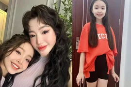 Nhan sắc cực phẩm của con gái Elly Trần, 10 tuổi đã cao 1m7