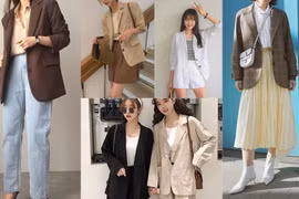 Những kiểu phối blazer thanh lịch, phá cách