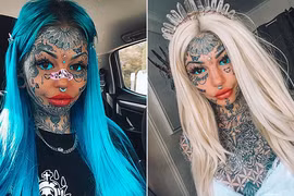 Đào mộ nhan sắc “cô gái rồng“ trước khi xăm kín người