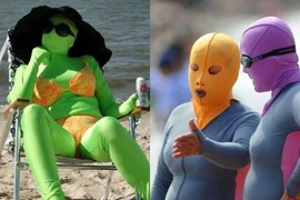 Không phải bikini, đây mới là trang phục nổi bật nhất khi đi biển