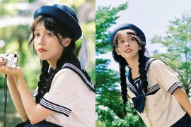 “Thánh nhạc chế” bất ngờ hóa nữ sinh trong loạt ảnh mới