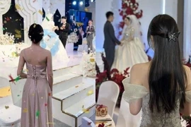 Xúc động hình ảnh “lưu luyến” khi bạn thân đi lấy chồng