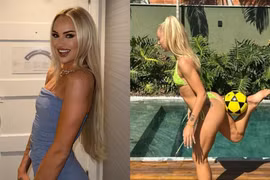 Không thể rời mắt thân hình nữ cầu thủ nóng bỏng nhất thế giới 