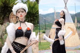 Trần Đức Bo diện trang phục Mông Cổ hở bạo, khoe dáng nuột