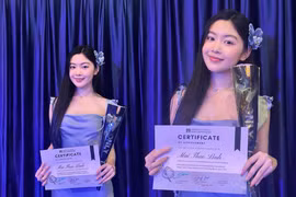 Netizen khen không tiếc khi con gái Quyền Linh lại nhận thêm giải thưởng