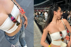 “Bông hồng lai” không ngại diện hở bạo, khoe dáng trong concert