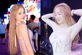 “Búp bê DJ” đẹp nhất Việt Nam quẩy cực sung trong show ở Campuchia
