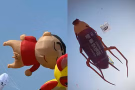 Kỳ lạ lễ hội ở Trung Quốc: gián, rết, Diêm Vương đều thành diều