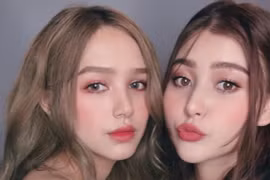 Body gợi cảm, gương mặt lai Tây, cặp bạn thân 2K2 gây bão CĐM