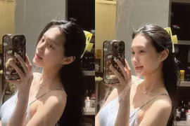 Doãn Hải My xả ảnh mặt mộc, nhan sắc sau sinh “mòn con mắt“