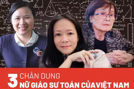 Chân dung 3 nữ Giáo sư Toán của Việt Nam